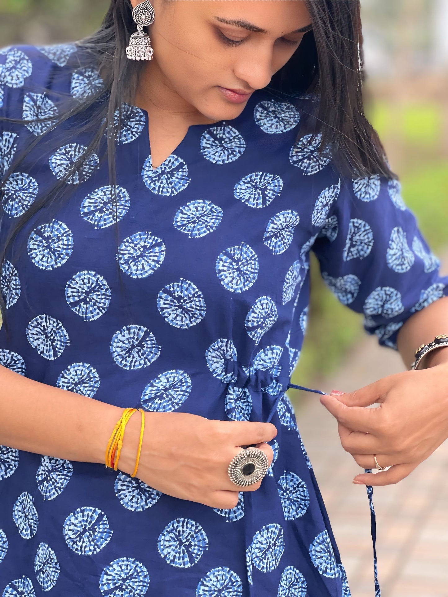 Blockprint Breeze kurti