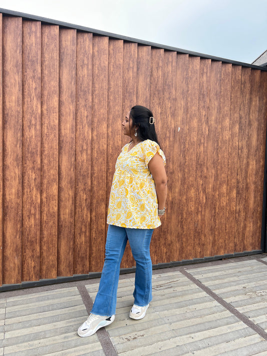 मोरनी Peplum Top